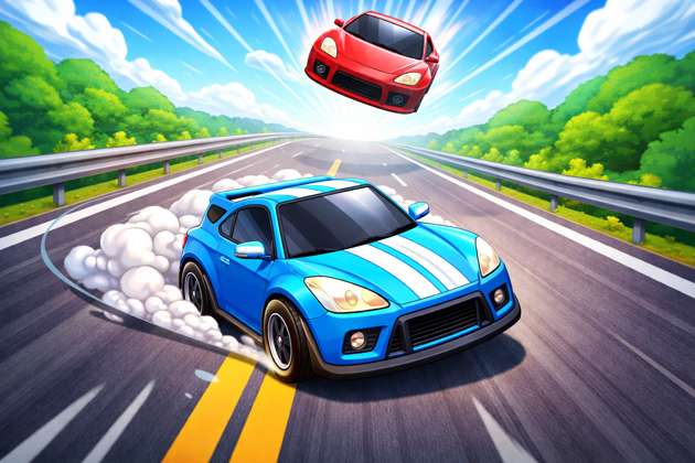 Road Rush Dodger - Jabali AI Poster