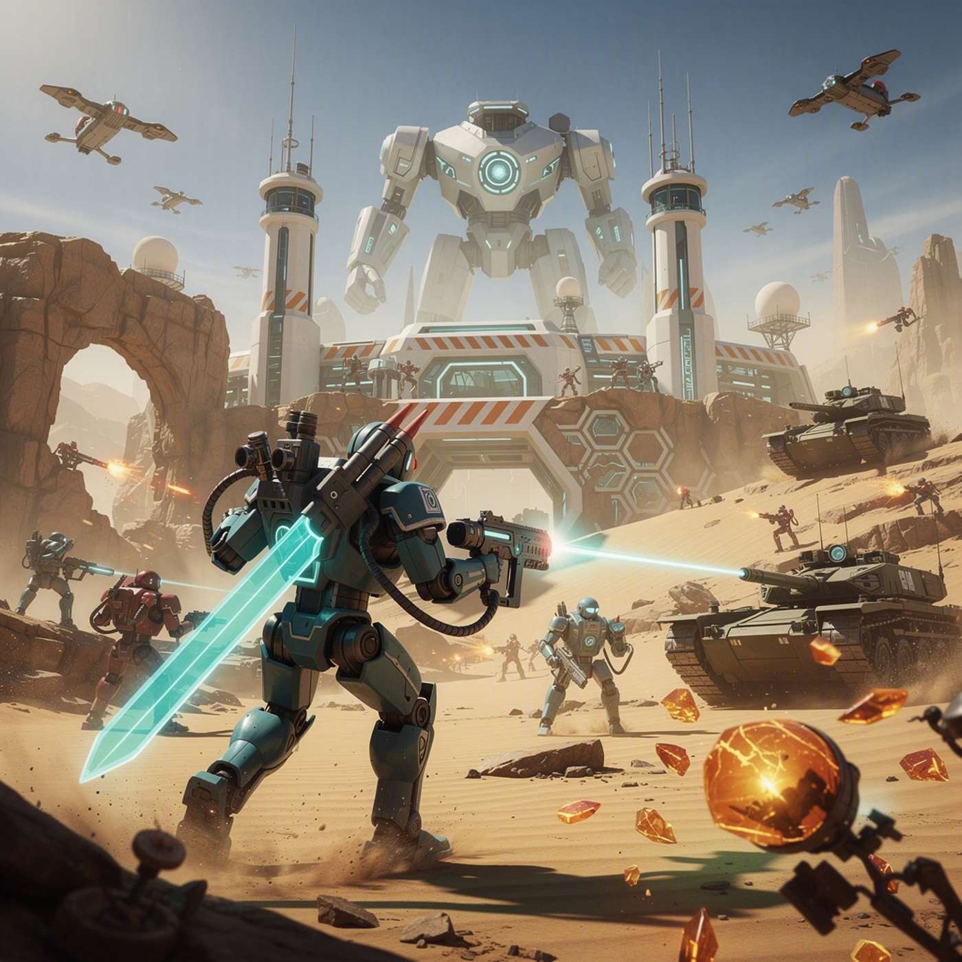 Robot Planet Assault game artwork
