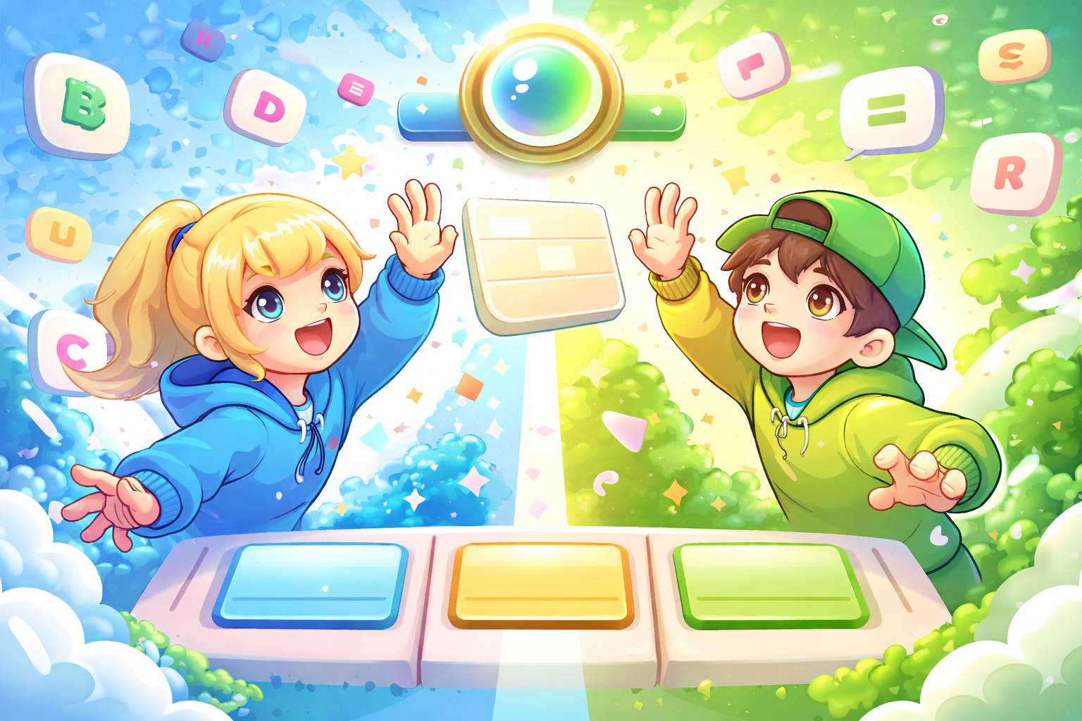 Word Drop Duel - Instant game by Jabali AI
