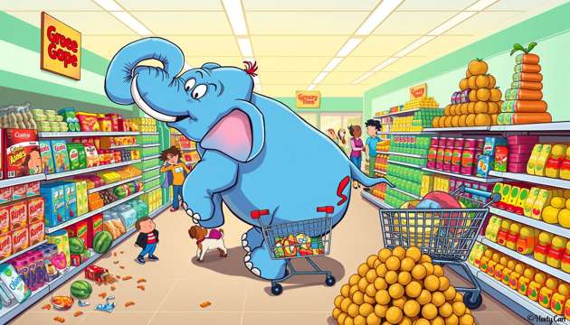 Aisle Stampede - Jabali AI Poster