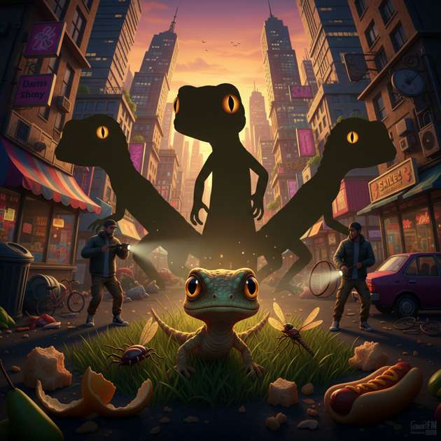 Little Urban Lizard - 3D Open World by Jabali AI