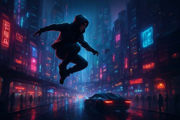 Neon Division - Jabali AI Poster