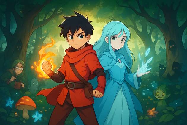 Mystic Forest Quest - Jabali AI Poster