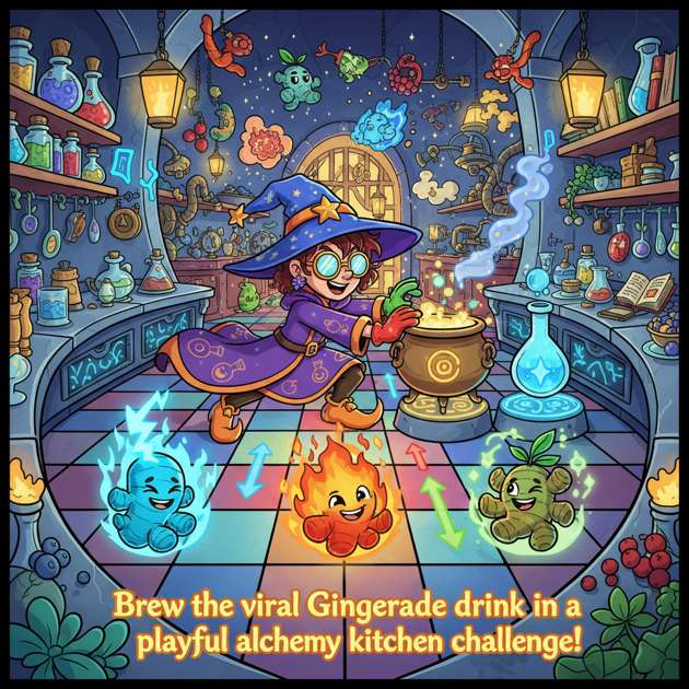 Gingerade Mischief Lab - Grid-Based Puzzle by Jabali AI