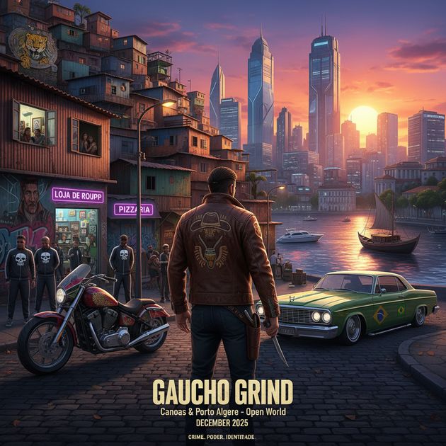 Guaíba Grit Rising - Jabali AI Poster