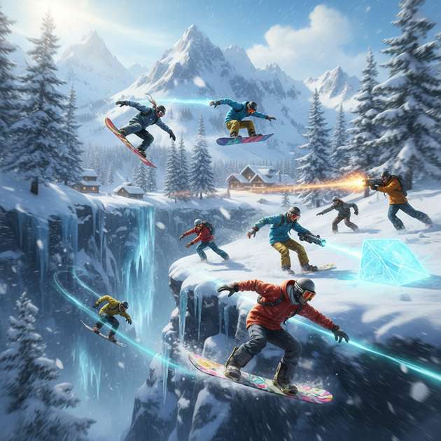 Alpine Rivals: Summit Rush - Jabali AI Poster