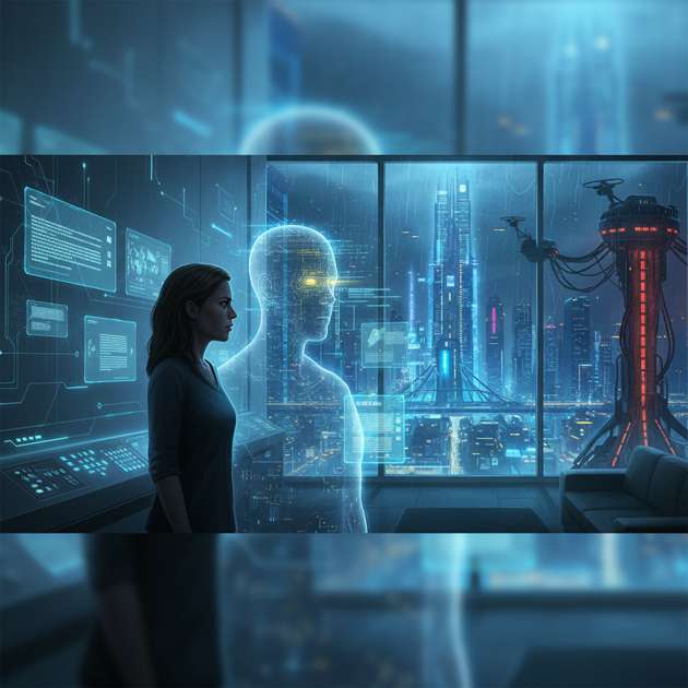 The Neural Threshold - Jabali AI Poster