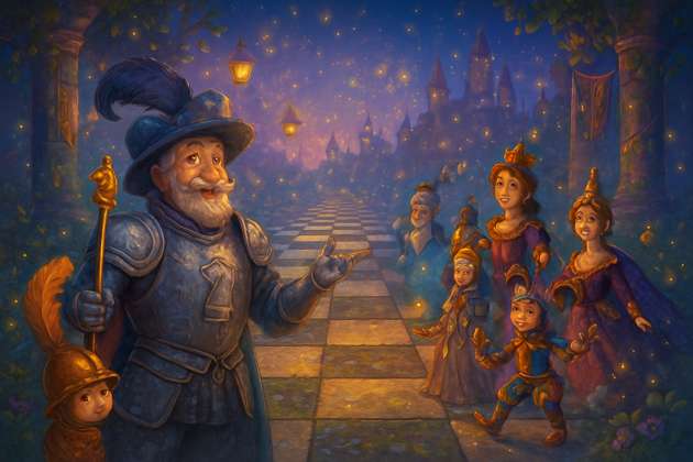 Enchanted Chessboard Quest - Jabali AI Poster