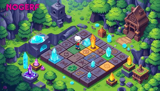 Liora's Mystical Puzzle Quest - Jabali AI Poster