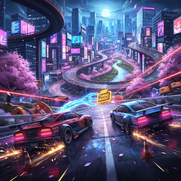 Tokyo Velocity: Battle Drift - Jabali AI Poster