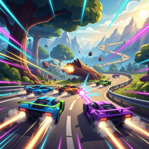 Wild Highway Rivals - Jabali AI Poster