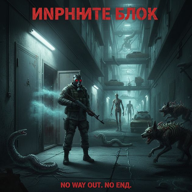 Samosbor: Concrete Labyrinth - Jabali AI Poster