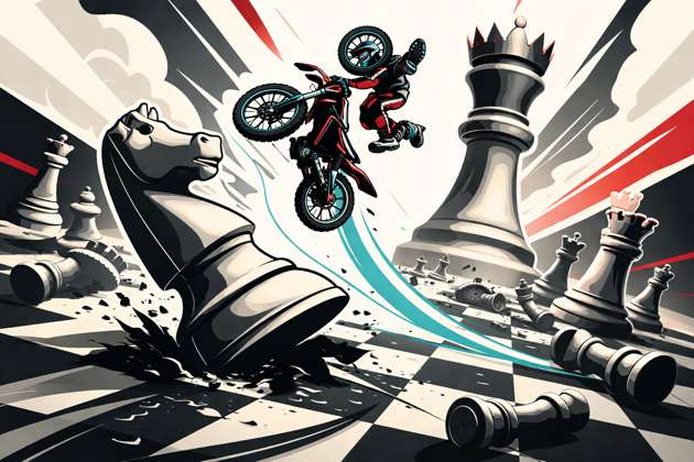 Checkmate Wheelie - Jabali AI Poster