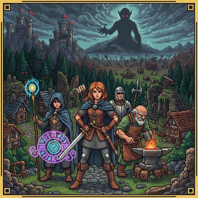 Kingdoms of Steel and Sorcery - Jabali AI Poster