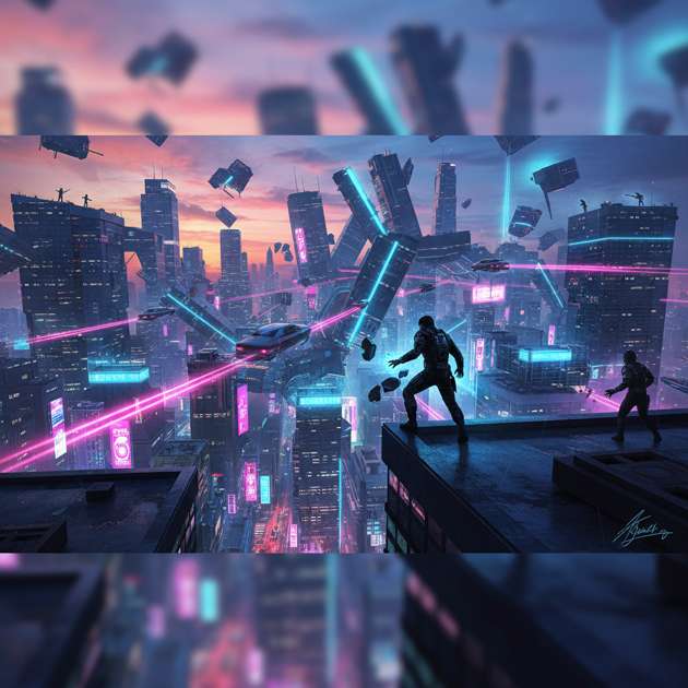 Block and Man - Jabali AI Poster