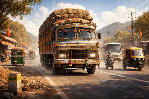 Hindustan Truck Simulator 3D - Jabali AI Poster
