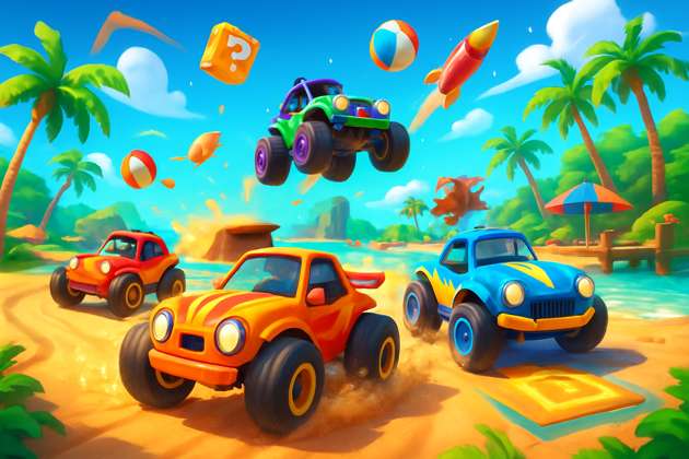 Beach Buggy Panic - Jabali AI Poster