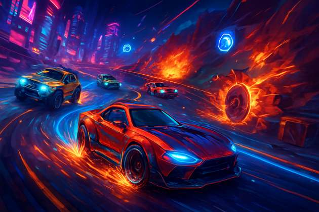 Turbo Clash Racers - Jabali AI Poster