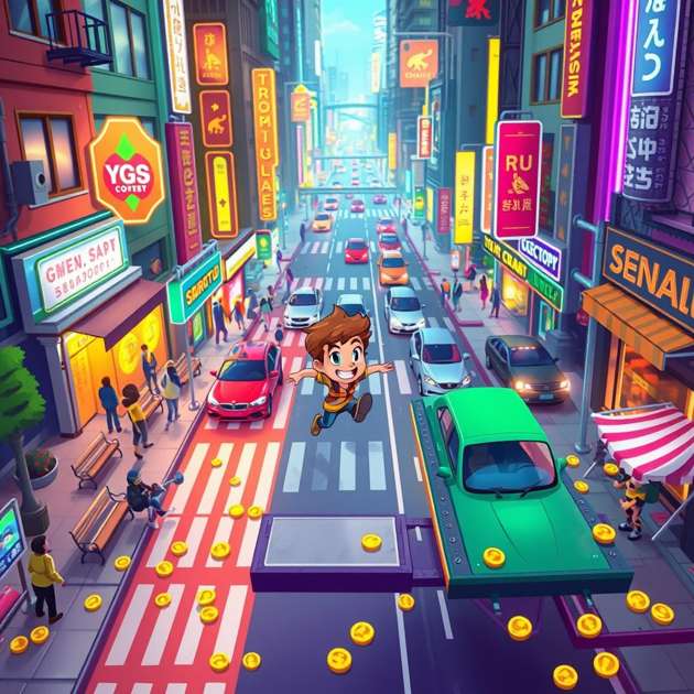 City Hop: Urban Adventure - Jabali AI Poster