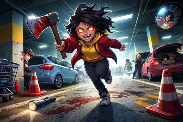 Flying Fosiya: Parking Hunt - Jabali AI Poster