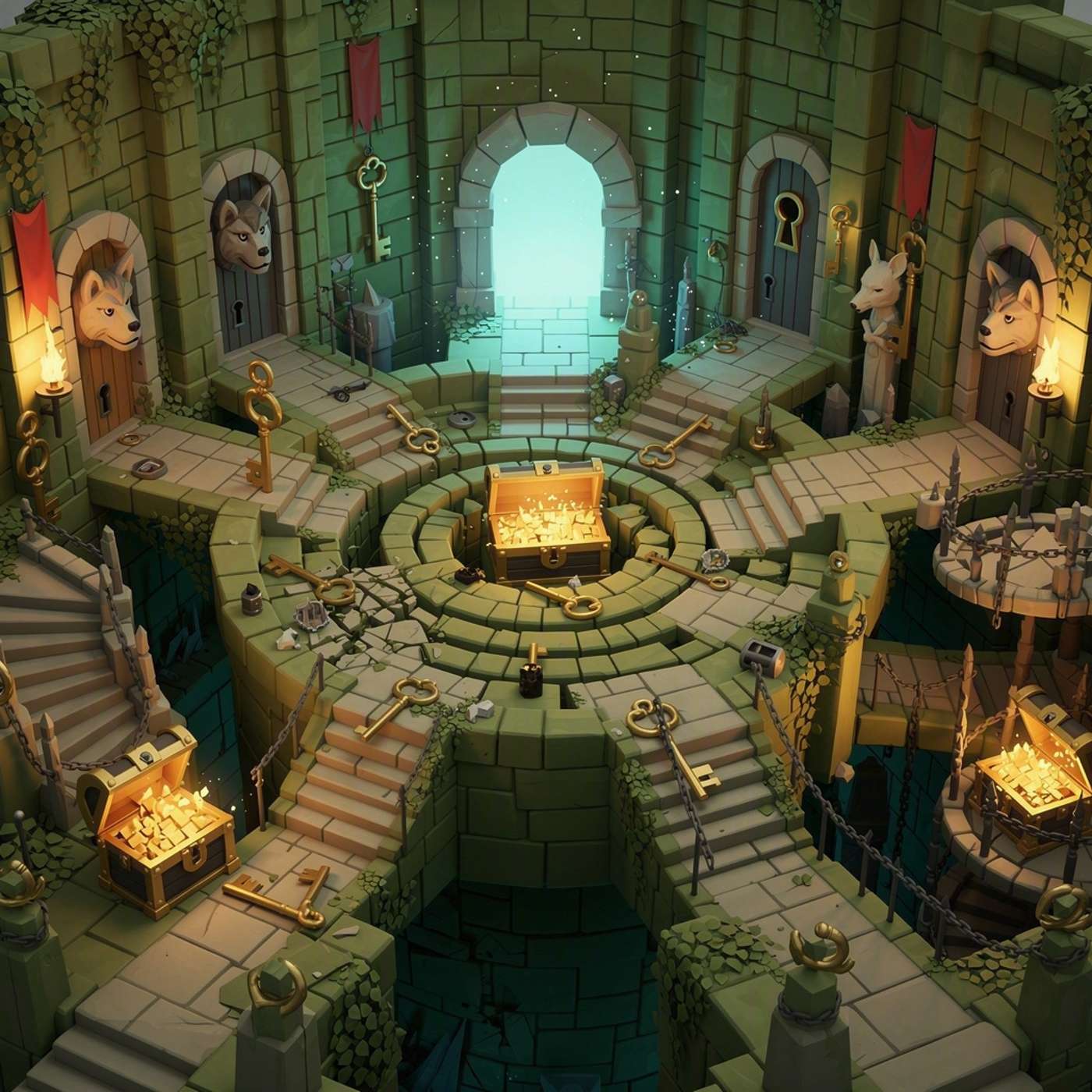 Labirinto da Chave Mestra game artwork