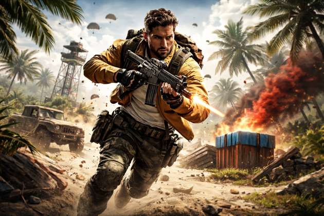 Free Fire Frenzy - Jabali AI Poster