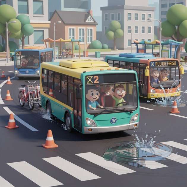 Bus Buddies - Jabali AI Poster