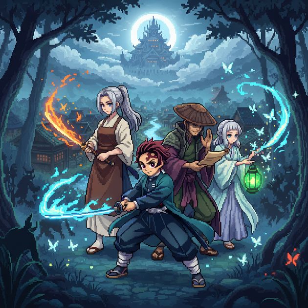 Demon Slayer: Breath of Infinity - Jabali AI Poster