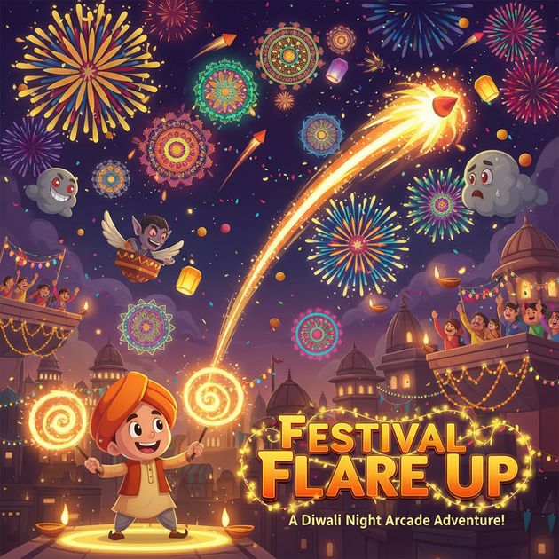 Festival Flare Up - Jabali AI Poster