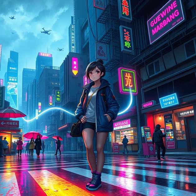 Neon Thread - Jabali AI Poster
