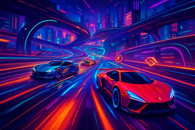 Neon Velocity: Urban Clash - Jabali AI Poster