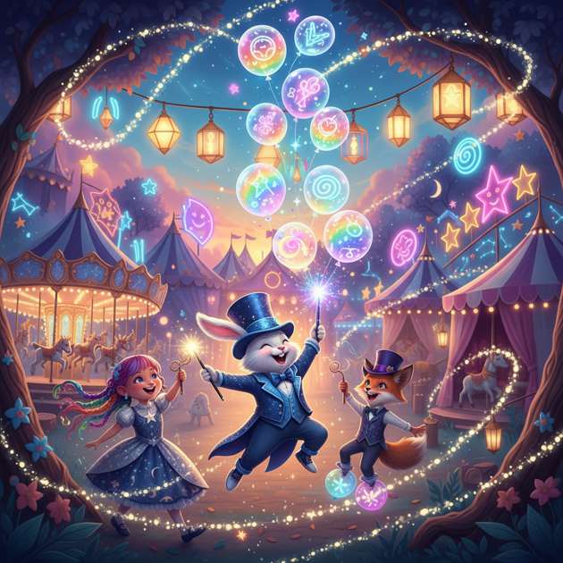 Balloon Pop Carnival Quest - Jabali AI Poster