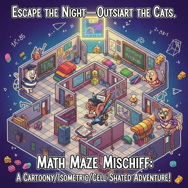 Math Maze Mischief - Maze Shooter Arcade by Jabali AI