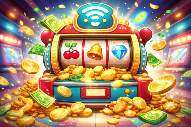 Retro Rand Slots - Jabali AI Poster