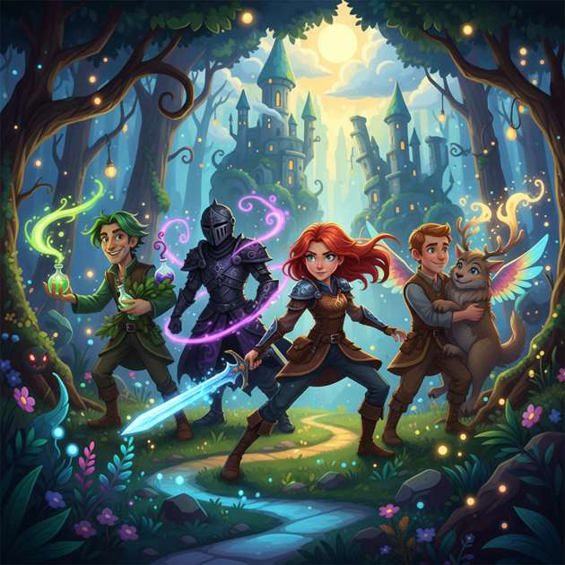 Mystic Forest Bonds - Jabali AI Poster