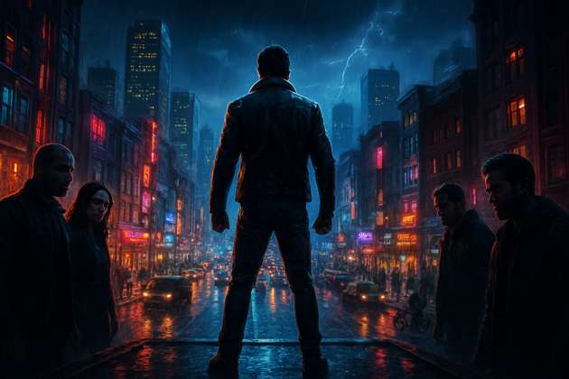 City of Broken Ties - Jabali AI Poster