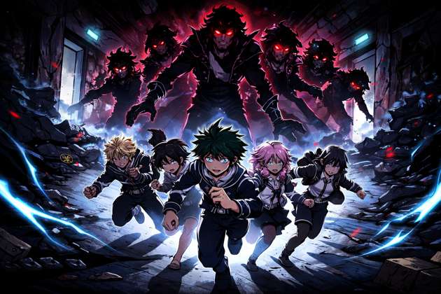 Class 1-B.EXE Horror Run - Jabali AI Poster