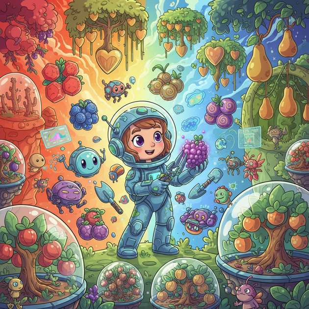 Astro Fruit Fusion - Jabali AI Poster