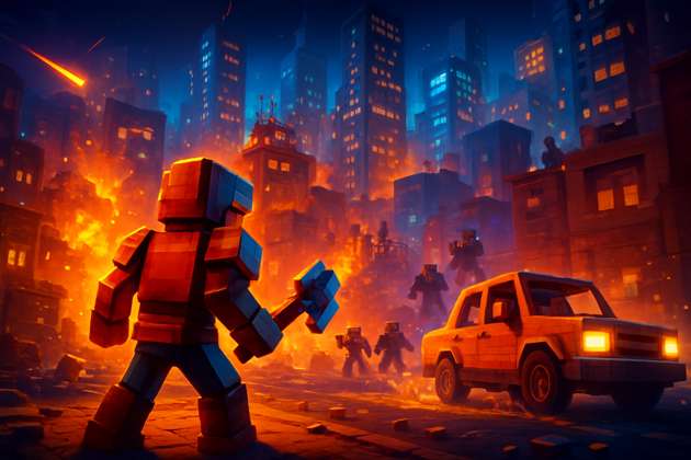 City Blockscape - Jabali AI Poster