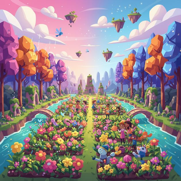 Gardenia Grove - Jabali AI Poster