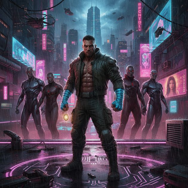 Chrome Sins, Crimson Bonds - Jabali AI Poster