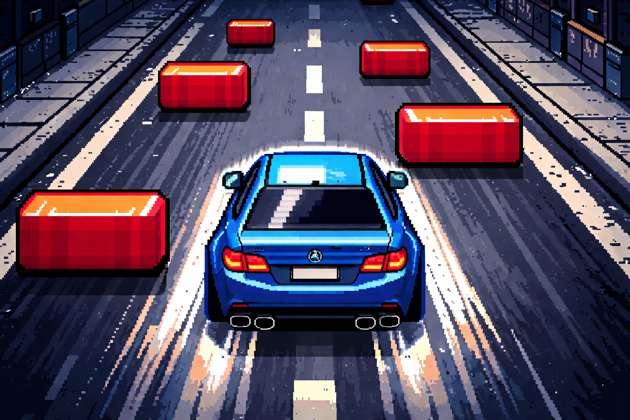 BMW Dash: Road Rush - Jabali AI Poster