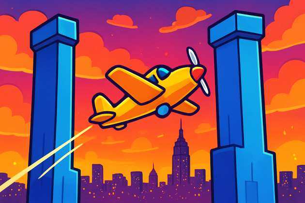 Skyline Plane Dash - Jabali AI Poster