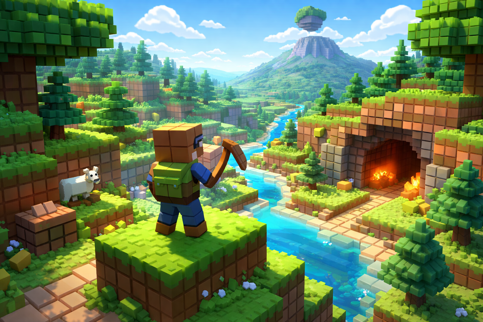BlockCraft 3D - Instant game by Jabali AI