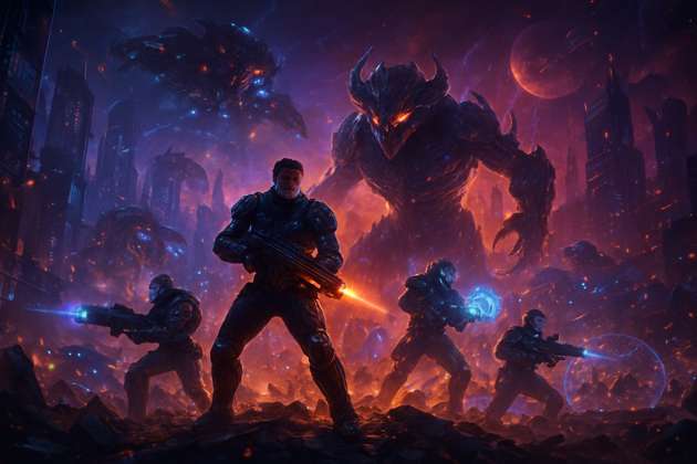 Starfall: Alien Siege - Jabali AI Poster