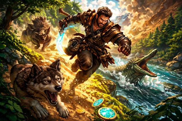 Ederaine Wild Hunt - Jabali AI Poster