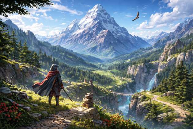 Mountain Quest - Jabali AI Poster