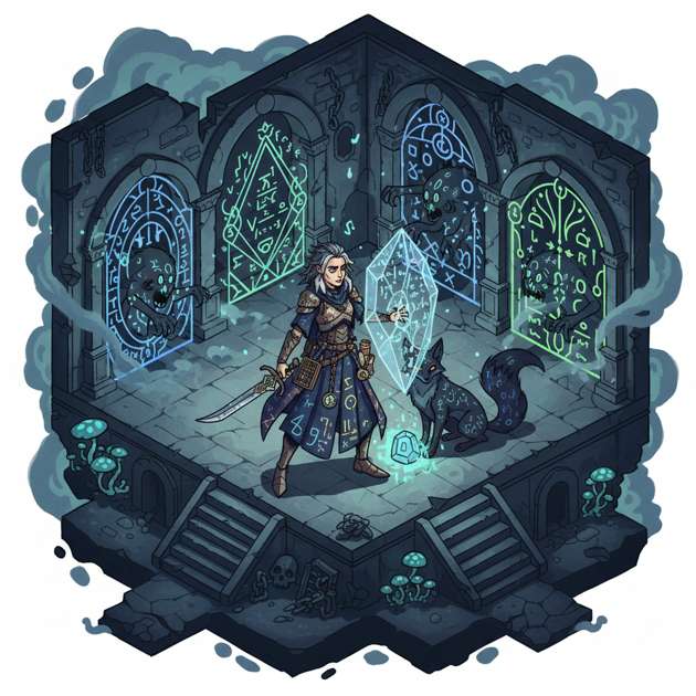 Crypt of Calculus - Dungeon Crawler RPG by Jabali AI