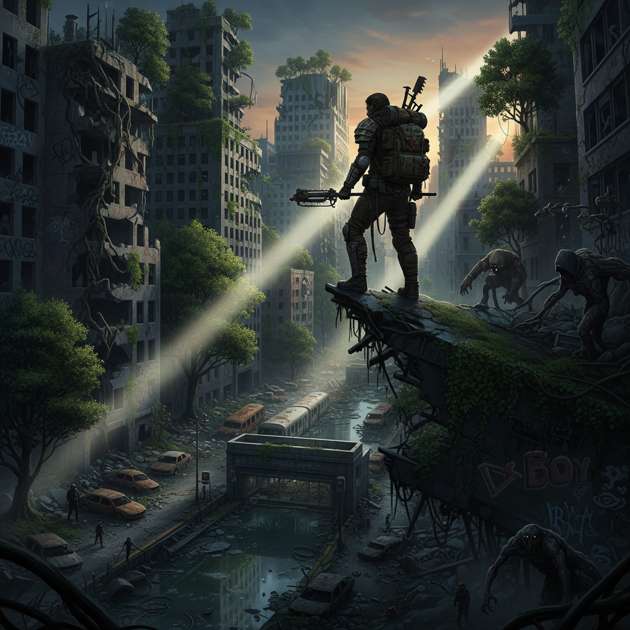 Ruines Urbaines - Jabali AI Poster