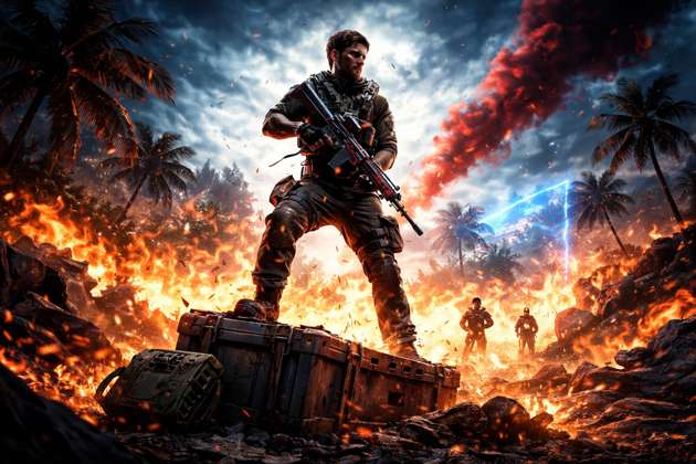 Free Fire Frenzy - Jabali AI Poster